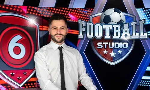 Football stadium with sports betting interface