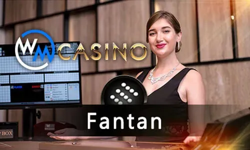 Live casino dealer with cards